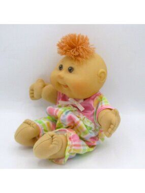 Cabbage Patch Kids 2008 Play Along Doll Brown Eyes  Orange Hair 11"